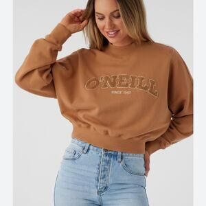 O' Neil Womens Cropped Moments Pullover Sweatshirt Size XL